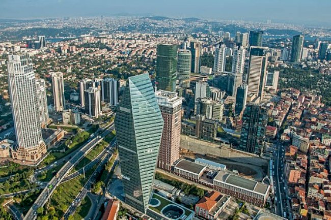 How did the commercial real estate market fare in the Beşiktaş region in 2024?