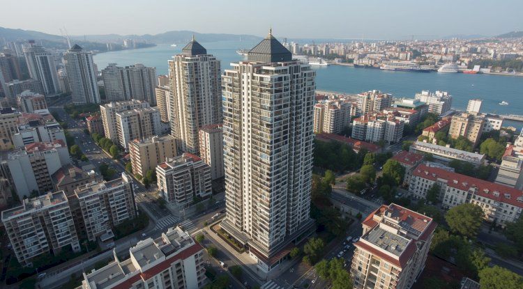 New residential living area on Büyükdere Street.