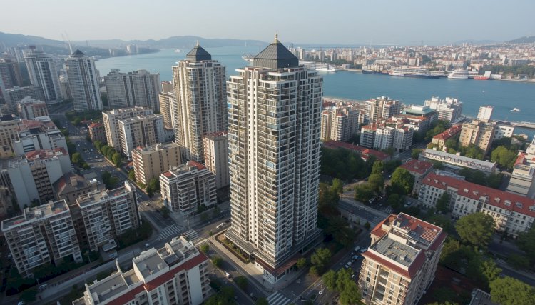 New residential living area on Büyükdere Street.